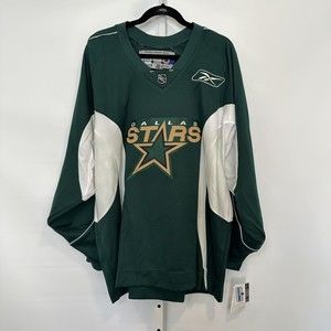 NWT Dallas Stars Reebok Ice Hockey CCM Jersey All Star NHL Green VINTAGE SZ L